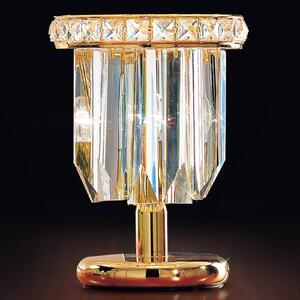 Patrizia Volpato Lampada da tavolo Cristalli 24 carati in oro