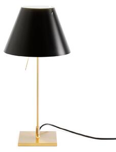 Luceplan Costanzina da tavolo ottone nero