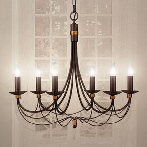 Lampadario Leonardo a 6 punti luce