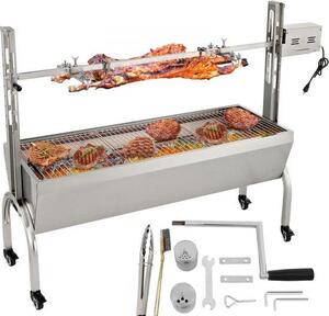 Girarrosto per barbecue, 40 W, 132 libbre, acciaio inossidabile