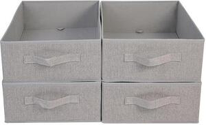 Set di organizer per bagagli - Spaziosi - Set da 4 pezzi - Grigio
