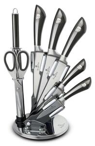 BerlingerHaus - Set di coltelli in acciaio inossidabile in un supporto 8 pezzi neri
