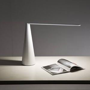 Martinelli Luce Elica LED da tavolo, bianco, 38cm