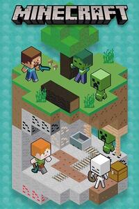 Posters, Stampe Minecraft - Into the Mine, (61 x 91.5 cm)