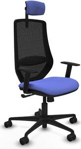 Sedia da ufficio Piqueras y Crespo D036N2W Azzurro