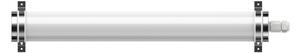 The Light Group SLC Lava plafoniera LED di PMMA IP69, Bianco / Opale, Plastica