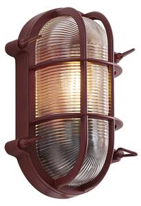 Lampada da parete per esterni rosso scuro IP44 - Noutica