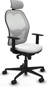Sedia da ufficio con poggiatesta Piqueras y Crespo 1D036N2 Bianco