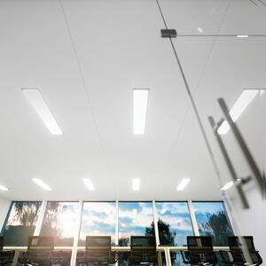 Sigor Pannello LED Fled, Bianco / Opale, Soggiorno / Sala da pranzo, Plastica, Moderno, Plafoniera LED