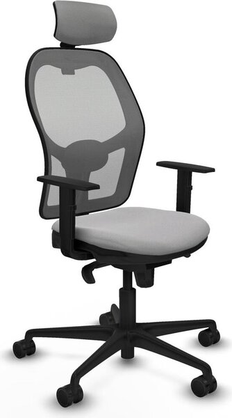 Sedia da ufficio con poggiatesta Jorquera Piqueras y Crespo 1D036N2 Grigio chiaro