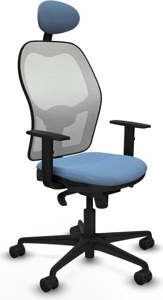 Sedia da ufficio con poggiatesta Jorquera Piqueras y Crespo 1D036N1 Blu cielo