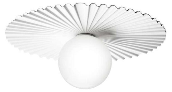 Applique da parete Nuura Aps, Liila Muuse, dimmerabile, Bianco, Soggiorno, Metallo, Scandinavo