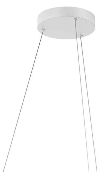 Lampadario moderno redo group leo 01 3340 01 3299 led cct bianco nero dimmerabile alluminio - Redo Group