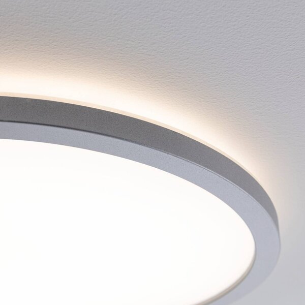 Paulmann Pannello LED Atria Shine, Alluminio / Grigio / Zincato, Soggiorno / Sala da pranzo, Plastica, Moderno, Plafoniera LED