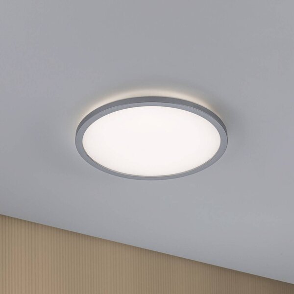 Paulmann Pannello LED Atria Shine, Alluminio / Grigio / Zincato, Soggiorno / Sala da pranzo, Plastica, Moderno, Plafoniera LED