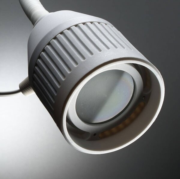 SIS-Licht Luce da comodino a LED con braccio flessibile e luce rossa