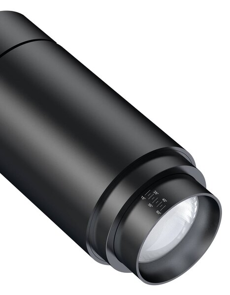 Arcchio Nanna LED track spot nero 3000K 12W, Nero, Studio / Ufficio, Alluminio
