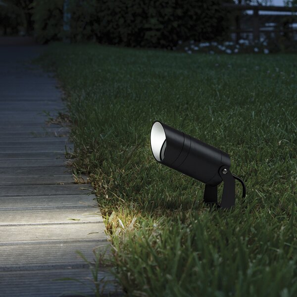 Proiettore Da Esterno Moderno Starlight Metallo Cromo Sfumato Led 5,5W 4000K