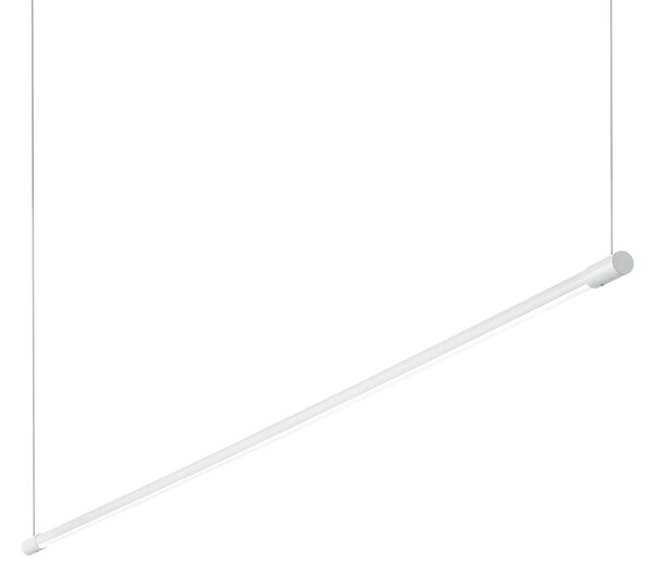 Sospensione Industrial-Minimal Yoko Alluminio-Plastiche Bianco Led 16W 3000K