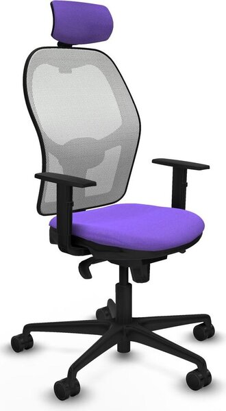 Sedia da ufficio con poggiatesta Piqueras y Crespo 1D036N2 Viola
