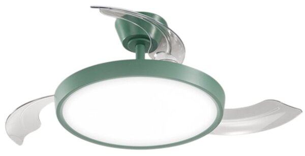 Ventilatore moderno perenz myra 7196 led dimmerabile metallo acrilico - Perenz