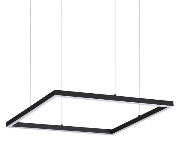 Sospensione Moderna Oracle Alluminio-Materie Plastiche Nero Led 33W 3000K