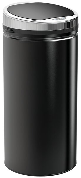DecHome Pattumiera Automatica da 42L con Sensore a Infrarossi in Acciaio e Plastica 30.5x30.5x68 cm - F92145
