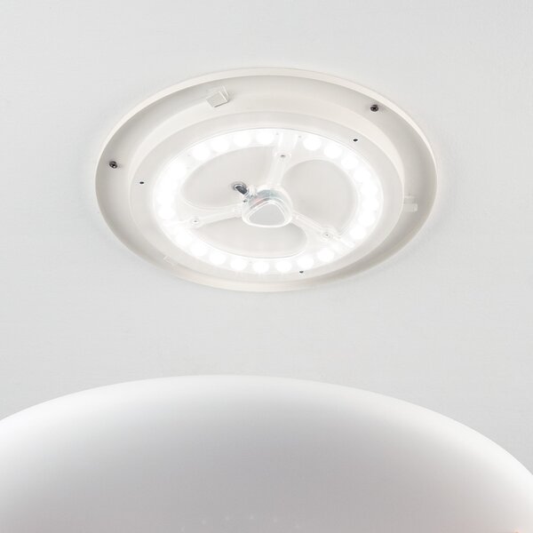 Plafoniera Moderna Level Metallo Bianco Led 22,5W 3000K Luce Calda