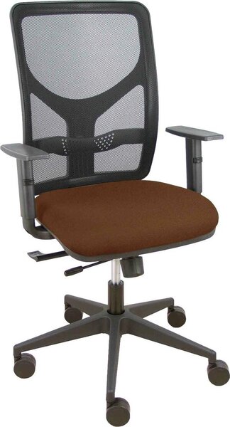 Sedia da ufficio Piqueras y Crespo 10CRN65 Nero Marrone scuro