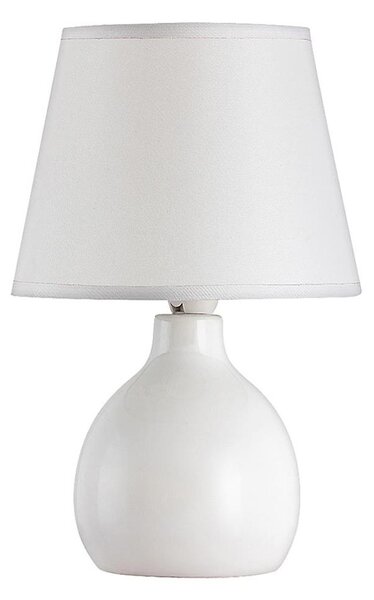Rabalux 4475 - Lampada da tavolo INGRID 1xE14/40W/230V bianco