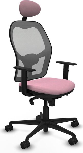 Sedia da ufficio con poggiatesta Jorquera Piqueras y Crespo 1D036N1 Rosa