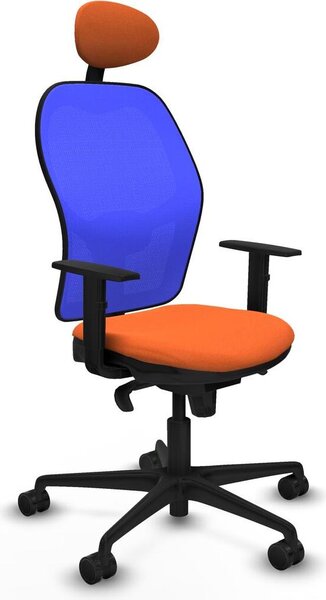 Sedia da ufficio con poggiatesta Jorquera Piqueras y Crespo 1D036N1 Arancione