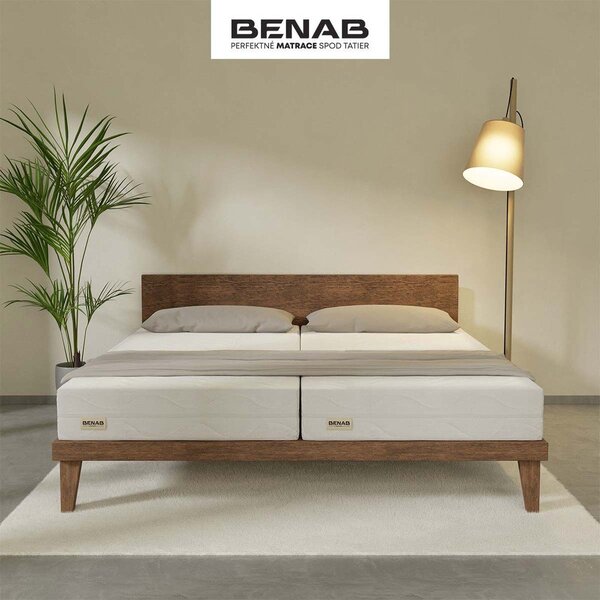 Materasso per bambini termoregolante bifacciale 90x200 cm in schiuma dura/media e lattice Magic Night - BENAB