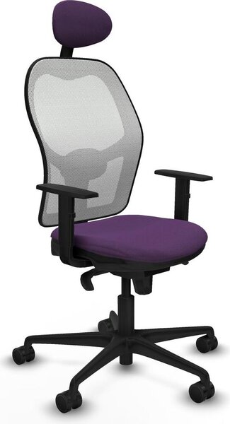 Sedia da ufficio con poggiatesta Jorquera Piqueras y Crespo 1D036N1 Viola