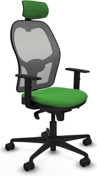 Sedia da ufficio con poggiatesta Piqueras y Crespo 1D036N2 verde