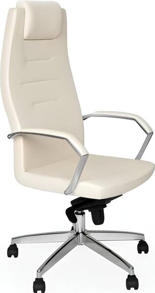Poltrona bianca sedia di design sedie da ufficio sedia girevole sedia executive sedia monoposto
