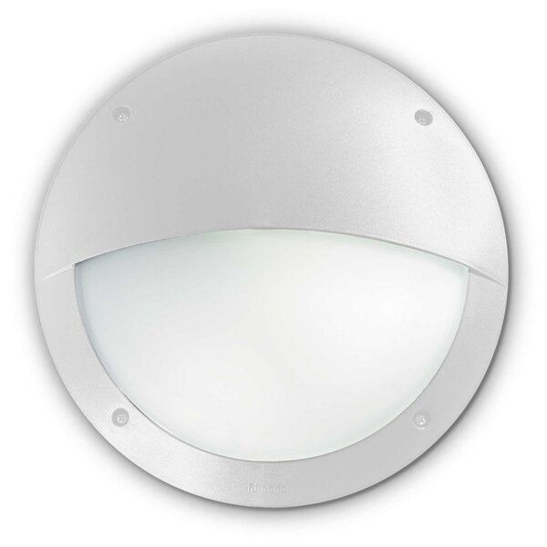 Lampada Da Parete Per Esterno 1 Luce Lucia Mod 2 In Resina Bianco