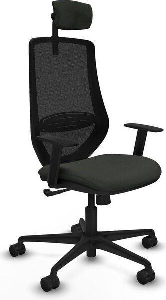 Sedia da ufficio Piqueras y Crespo D036N2W Nero