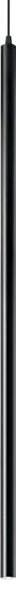 Lampadario A Sospensione 1 Luce Ultrathin Big Tondo In Metallo Nero