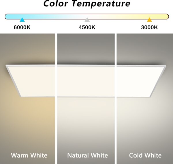 Brilagi - Plafoniera a LED SLIMFRAME LED/80W/230V 120x60 cm 3000/4000/6000K bianco