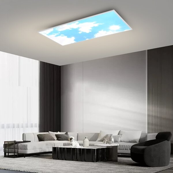 Brilagi - Plafoniera LED dimmerabile SLIMFRAME SKY LED/80W/230V 120x60 cm + telecomando