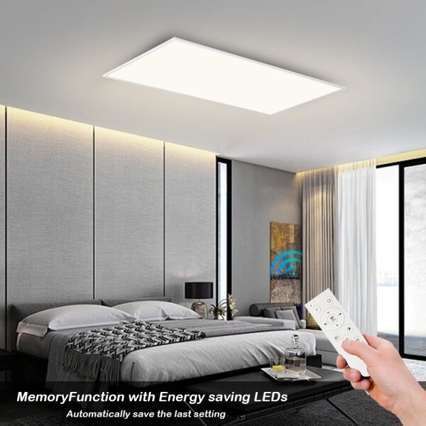 Brilagi - Plafoniera LED dimmerabile SLIMFRAME LED/80W/230V 120x60 cm bianca + telecomando