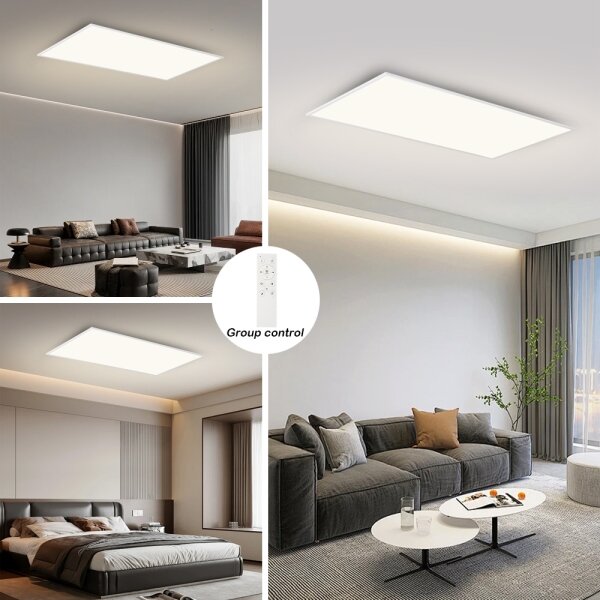 Brilagi - Plafoniera LED dimmerabile SLIMFRAME LED/80W/230V 120x60 cm bianca + telecomando