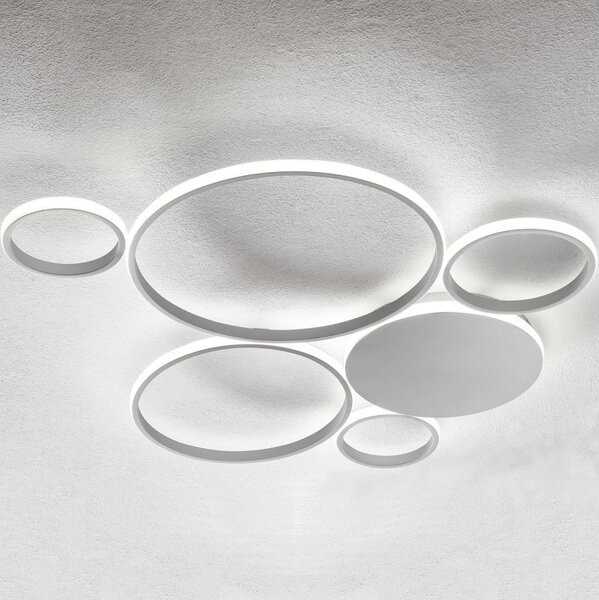 Ondaluce - Plafoniera LED dimmerabile POIS LED/68W/230V argento