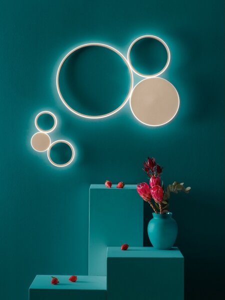 Ondaluce - Lampada da parete LED POIS LED/20W/230V dorata