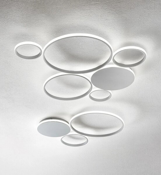 Ondaluce - Lampada da parete dimmerabile a LED POIS LED/42W/230V argento