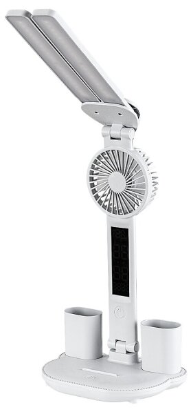 Rabalux 74030 - Lampada da tavolo LED dimmerabile con ventola NOVILO LED/7W/5V