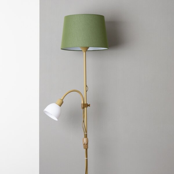 Brilagi - Lampada da terra CERIA 1xE27/100W/230V + 1xE14/25W dorata/verde