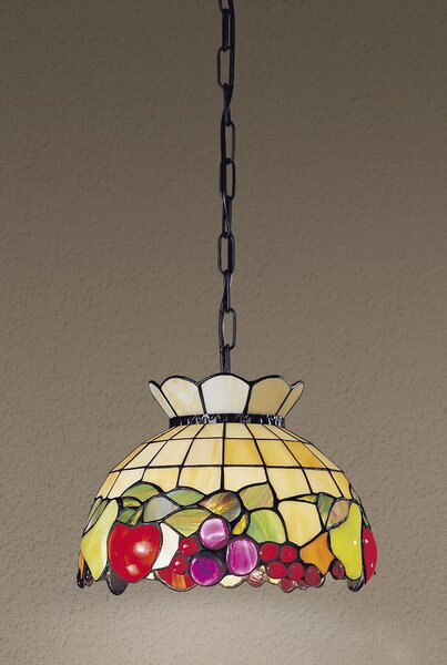 Sospensione Con Diffusore In Vetro Tiffany Fruit T924S