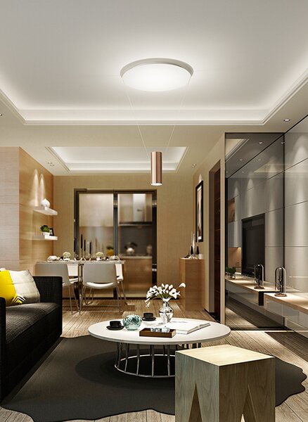 Plafoniera In Metallo Bianco Cilindro Sospeso In Oro Bronzato Led Hang 6798ORLC